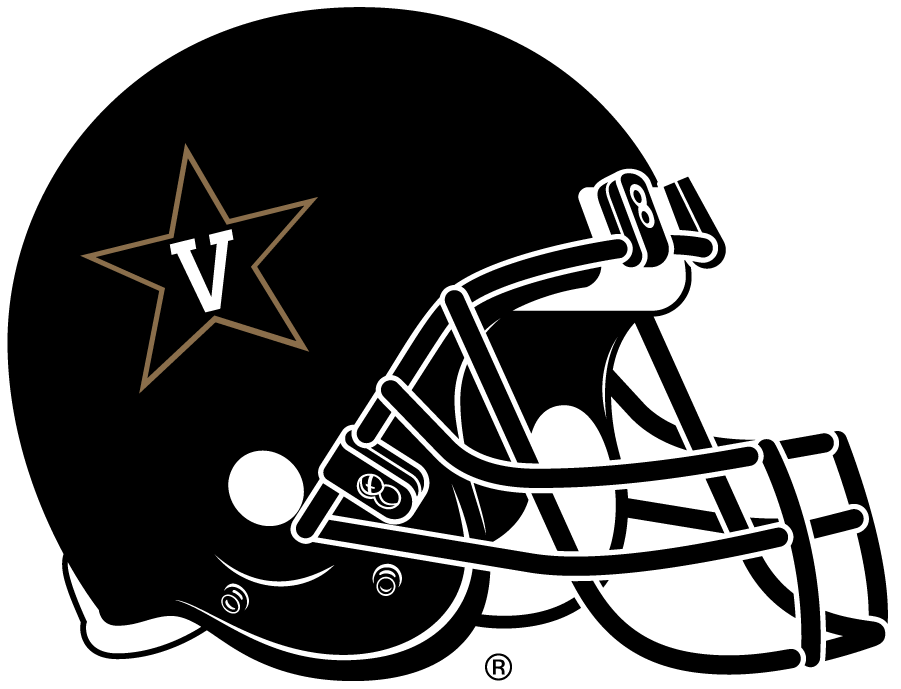 Vanderbilt Commodores 2011-2014 Helmet Logo diy DTF decal sticker